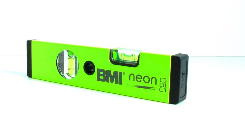 BMI neon 020 Wasserwaage 20cm von BMI spezielle Neonfarbe stabiles Alu-profil