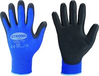 Pu Handschuhe Stronghand blau